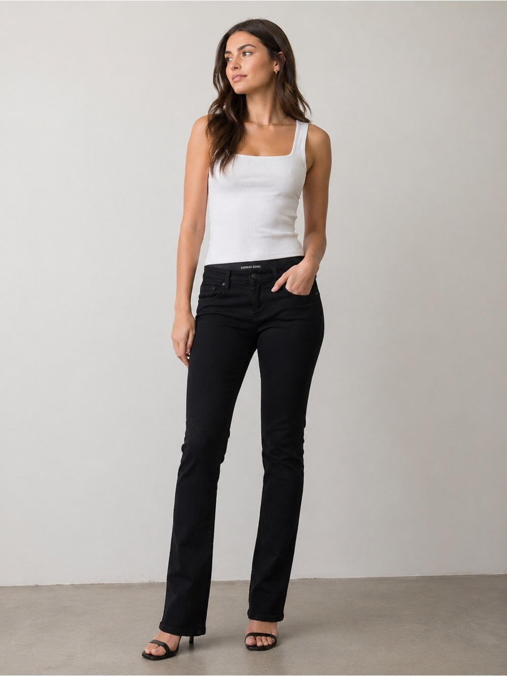 Expressβ Black Jeans Extreme Stretch Stella Lowrise 8R NWOT